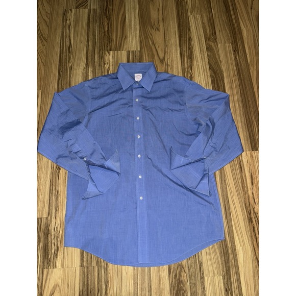 Brooks Brothers Tops - Brooks Brothers Men's Button Down Shirt 16‎ - 34 Blue Dress Formal